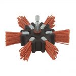 Wolfcraft Wolfcraft Nylonový kartáč tvrdý vějíř 100mm 6stop 1512000