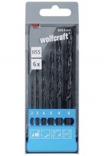 Wolfcraft Wolfcraft Sada 6ks vrtáků do kovu HSS ø2-8mm 8453000