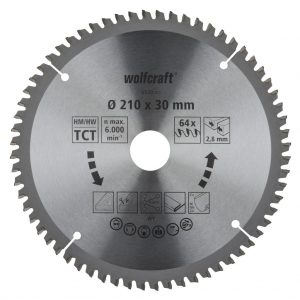 Wolfcraft Wolfcraft pilový kotouč pro pokos.pily přesné řezy ø254x30 Z80 6543000