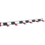 BRUNS SB 6.10A sada držáků na nářadí – 6 držáků na nářadí 1 vodicí lišta délka 100 cm