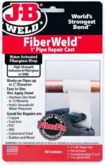 J-B WELD 38260 opravná fiber páska Pipe Repair Cast pro portubí do pr. 50mm ( š5,1xd153cm )